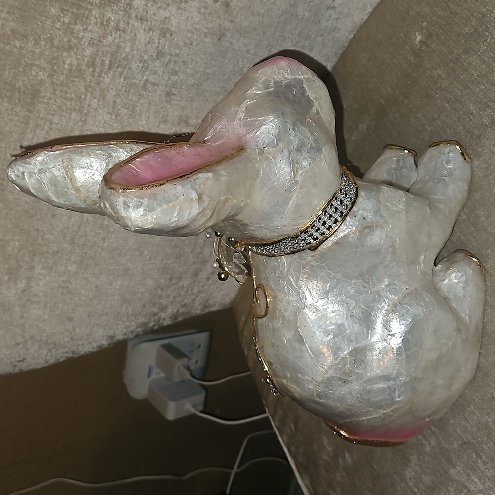 Capiz Shell Bunny Rabbit NWT - Picture 4 of 12